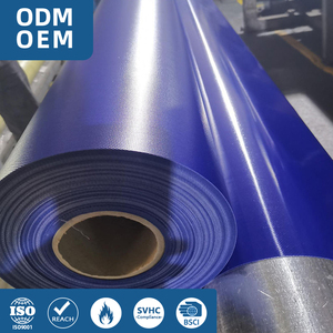 Không Thấm Nước 650 Gsm Tarpaulin Cuộn Vải Nhựa <span class=keywords><strong>Pvc</strong></span> Vinyl Vải 0.9Mm <span class=keywords><strong>Pvc</strong></span> Tarpaulin CuộN - Product Image 1