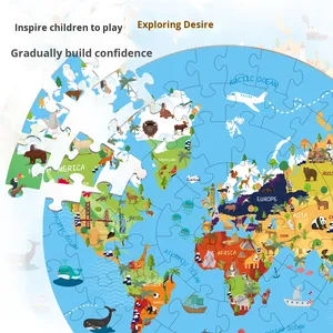 Rompecabezas <span class=keywords><strong>Plano</strong></span> de 70 Piezas de Papel Azul, Espacio Luminoso, Juguete Educativo de Ciencia Divertido para Niños de 7 a 14 Años, Caja de Color - Product Image 2