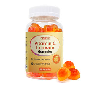 Gummies immunitaires à la vitamine C et à la vitamine A, soutiennent la défense immunitaire, améliorent la protection antioxydante, complément alimentaire quotidien - Product Image 1