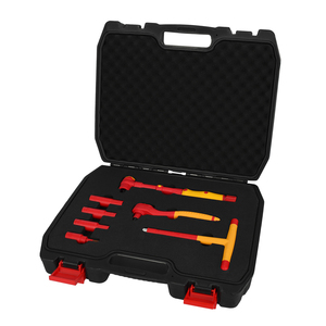 GATmatic 1000V VDE Certified Insulated <b>Hand</b> Socket Wrench <b>Set</b> 24-Piece OEM Hybrid/EV Maintenance <b>Tool</b> Kit High Voltage Safety GI - Product Image 1