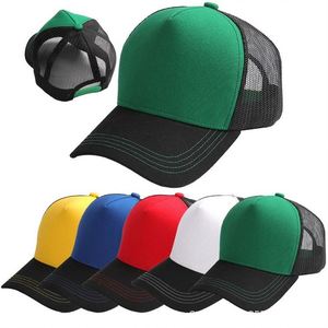 Wholesale Unisex Vintage Cotton Adjustable Trucker Dad Hat Blank Washed Baseball Cap Dyed Distressed Sports Caps - Product Image 2