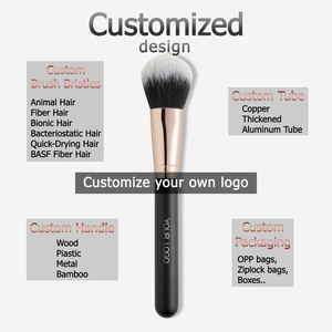 <span class=keywords><strong>Bleu</strong></span> 10 pièces pinceaux de maquillage ensemble pour fond de teint poudre correcteur fard à paupières Blush pinceaux de maquillage avec étui - Product Image 6