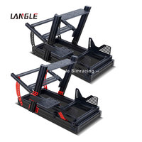 Simulateur de conduite VR Machine de jeu Produits d'amusement d'intérieur 3 écrans 6 DOF Motion 4D Chaise de jeu de voiture Simulateur de course