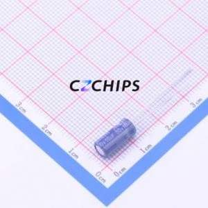 ERM1HM100D11OT ตัวเก็บประจุอลูมิเนียมอิเล็กโทรไลติกผ่านรู D5xL11mm 10uF 20% 50V 90mA-100kHz - Product Image 1
