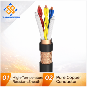 Cable Codificador Tipo Cadena para Cableado de Paneles Robóticos y Líneas de Empaque, Par Trenzado Apantallado 24AWG, Suministro Estable de Fábrica OEM - Product Image 1
