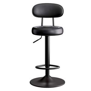 Lingtuo <b>Bar</b> <b>Stool</b> Adjustable Height Metal Frame <b>Swivel</b> Chair For <b>Bar</b> Or Dining Room - Product Image 5