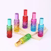Flacon pulvérisateur de parfum en verre de 10 ml, coloré, rechargeable, mini atomiseur de parfum, emballage cosmétique