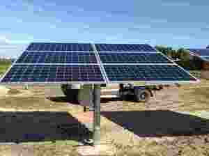 Structure de support de panneaux solaires fixée au sol en acier galvanisé à chaud sur mesure pleine dimension - Product Image 3
