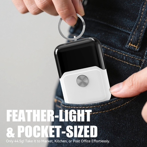 रिचार्जेबल मिनी एलसीडी डिस्प्ले डिजिटल व्यक्तिगत गहने वजन पॉकेट स्केल - Product Image 3