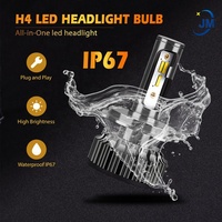 Haute Qualité 12000lm H4 led 3000k 4300k 6000k h11 h8 h9 h16 h3 h1 led tricolore brouillard lampe h7 hb3 hb4 h13 9004 9007 voiture led headlig