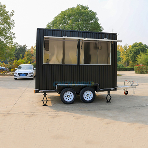Remolque de Comida Móvil Chammp, Cocina Móvil, Puesto de Comida Totalmente Equipado, <span class=keywords><strong>Caravana</strong></span> de Comida Callejera de Acero Inoxidable para Hamburguesas y Pizza - Product Image 6