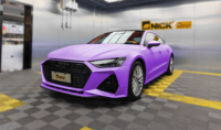 Film d'emballage vinylique de voiture bleu ou violet, enveloppe vinylique pour automobile de haute qualité sans bulles d'air