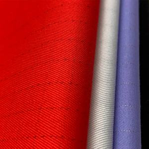 Oem odm פוליאסטר כותנה פוליאסטר בד ספנדקס 250gsm כותנה ספנדקס בד אנטי סטטי לבגדים - Product Image 3