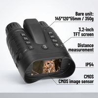 Télescope extérieur étanche IP54 avec mesure de distance, vision nocturne, champ de vision large, pour l'imagerie thermique et la chasse à la faune