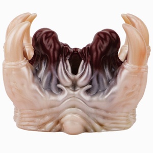 GEEBA Innovador Masturbador Masculino Alienígena Facehugger Pussy, Vagina de Fantasía de Bolsillo, Vagina de Silicona, Vagina Alienígena - Product Image 4