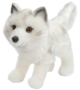 Peluche renard arctique, jouet Super doux, personnalisé, blanc, cadeau mignon