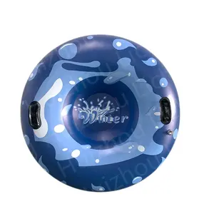 LC синие круглые детские зимние игрушки для улицы, кольцо для снега, сани, 48 дюймов, трубка для снега