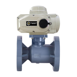 Vanne à boisseau sphérique motorisée à régulation PICV 0-10VDC, PN16 2 pouces, 220V AC, avec brides, en UPVC, CPVC, FRPP, PPH, PVDF, EQ20 - Product Image 5