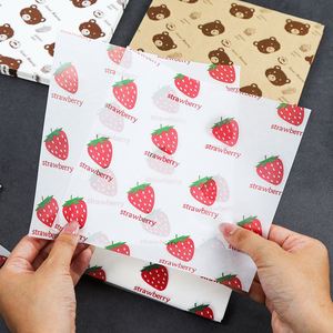 Papel de Envolver Antigrasa para Sándwiches, Hamburguesas y Burritos, Impreso, de 30*30 cm, Papel Antigrasa para Alimentos con Logotipo - Product Image 2