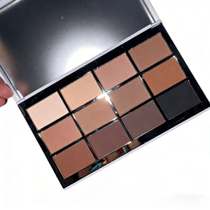 Palette de maquillage quotidienne de 12 couleurs neutres, noir, brun, nude, <span class=keywords><strong>fard</strong></span> à paupières, poudre douce, facile à appliquer, palette de <span class=keywords><strong>fard</strong></span> à paupières longue durée - Product Image 4