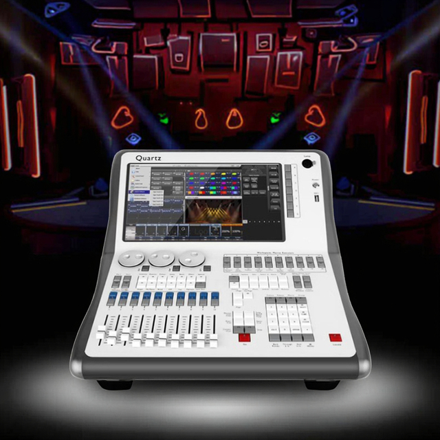 Professional DMX 512 Controller Stage Lighting Console I7 V16 Good Quality Beam Moving Light Dj Led Mixer Flycase Package