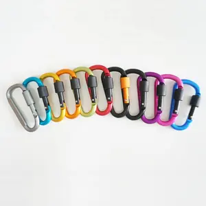 Custom Delicate Quick Hook Connecting Ring Backpack External Key Chain Aluminum Carabiner