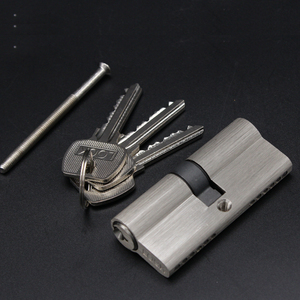 أدوات أبواب قياسية في اليورو أسطوانة قفل نقر نحاسية صلبة مزدوجة الجانب مفتوحة ضد السرقة - Product Image 6