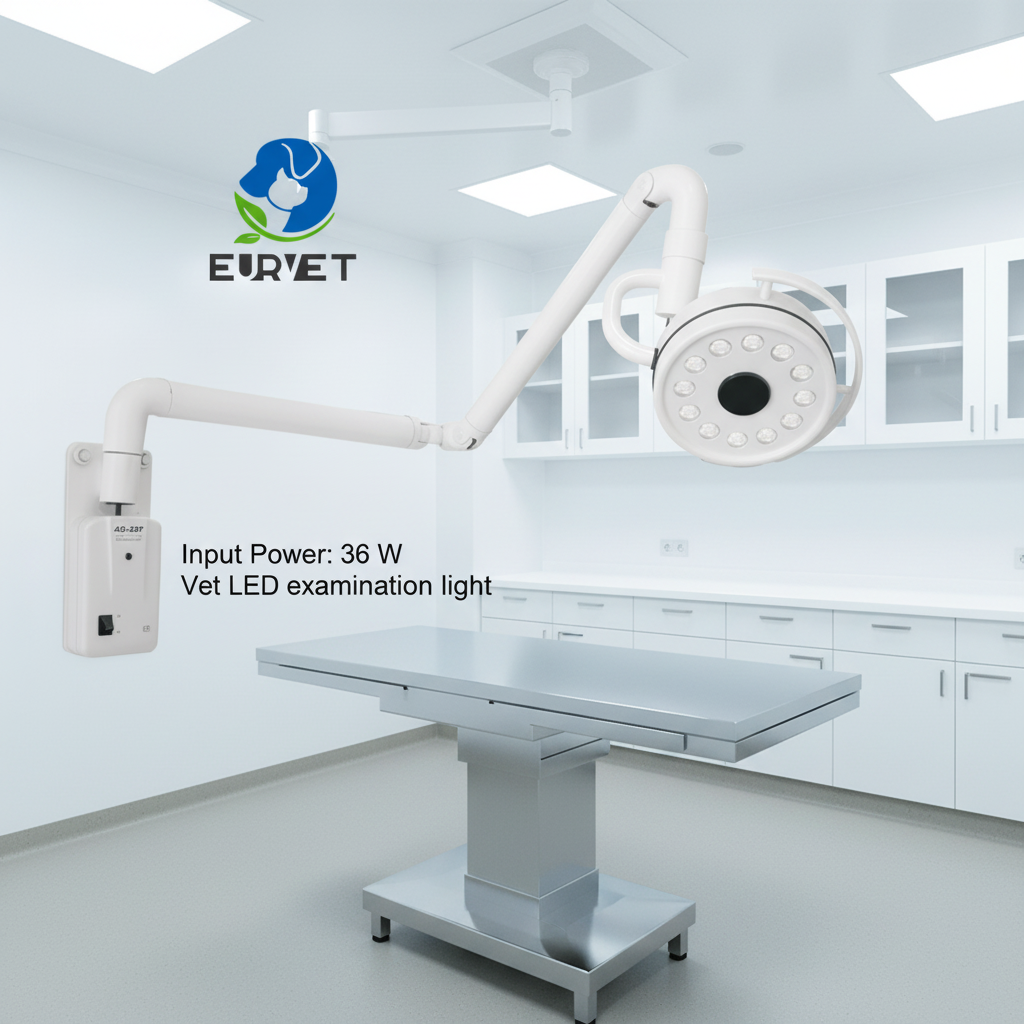 EUR PET Factory Price Veterinary Instrument Wall Mounted Ceiling Shadowless LED Operating Lamp for Surgical Room Best Veterinary