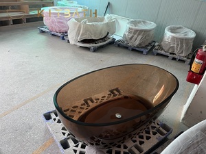 Premium Transparente Badewannen- und Waschbecken-Kombination, Klare Schönheit für Luxuriöses Wohnen, für Badewannen & Whirlpools - Product Image 3