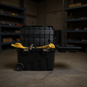 Caja de herramientas con ruedas Stanley de 109 litros con tapa y ruedas para uso en taller - Product Image 3