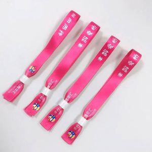 Pulsera de Cinta Personalizada para Eventos y Festivales Musicales, Impresión a Todo Color, Desechable, con Cierre Deslizante de Dientes - Product Image 4