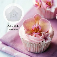 Moule en silicone pour gâteau, crème mousse et pudding DIY Early Riser ; Moule en silicone pour pierre diffuseur d'arômes en forme de fleur d'orchidée de style coréen