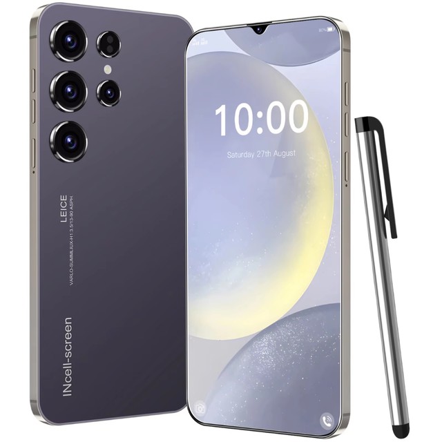 Sleek Design S24 ULTRA 6.8Inch 16GB+1TB 48MP+108MP 5G Mobile Phone Original OLED Display