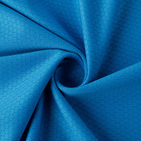 Tissu en maille imprimé diamant, tissu élastique en spandex 160G, respirant, séchage rapide, tissu pour t-shirt, vêtements de sport, maillot de sport