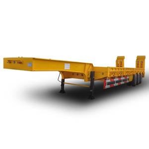 حفارة Lowbed مقطورة 3 <span class=keywords><strong>4</strong></span> منخفضة السطح بمحور محمل 50 60 طن معقوفة وبوي شبه شاحنة مقطورة للبيع - Product Image 6