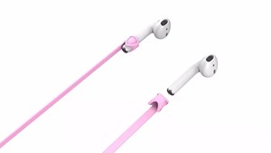 Correa de auriculares de moda para <span class=keywords><strong>AirPods</strong></span>, cable de silicona antipérdida para auriculares inalámbricos BT para accesorios de Apple <span class=keywords><strong>AirPods</strong></span> - Product Image 5