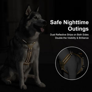 Harnais Réfléchissant Réglable pour <span class=keywords><strong>Chien</strong></span>, Nouveau Design, Durable, Respirant, en Polyester, Anti-Évasion, pour Chiens de Petite à Grande Taille - Product Image 4