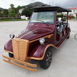 Voiture électrique vintage de tourisme 8 places pour parcs et stations balnéaires - Product Image 1