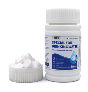 Comprimés de purification d'eau de qualité hospitalière, non toxiques, professionnels, pour <span class=keywords><strong>les</strong></span> situations d'urgence et de guerre, essentiels pour la survie en plein air, 1 comprimé - Product Image 1