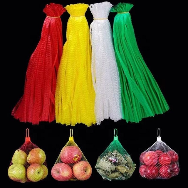 Various Packaging Net Mesh Market Bag for Onions Potato Oranges Vegetables Garlic Packing