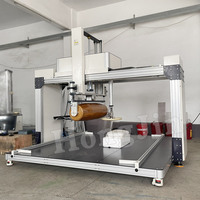 Matelas roulant dureté et pression de bord trois Machine d'essai complète testeur de durabilité de matelas multifonctionnel