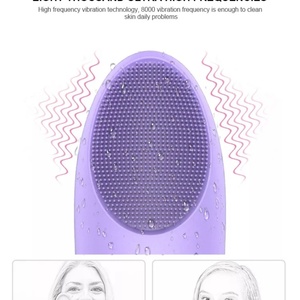 Nouveauté 2024 : Appareil de soin de la peau, brosse nettoyante pour le visage en silicone souple imperméable, masseur facial, brosse nettoyante électrique - Product Image 4