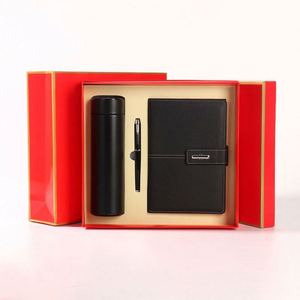 ชุดของขวัญธุรกิจ 3 in 1 สมุดโน้ตสีแดงพร้อมปากกา ของพรีเมี่ยมสำหรับปี 2025 จำนวน 2025 ชิ้น - Product Image 3