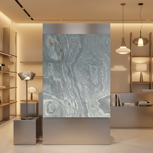 Material de acabado para construcción, lámina de chapa de piedra con acabado de difusión de luz para paredes interiores retroiluminadas, lámina decorativa. - Product Image 3