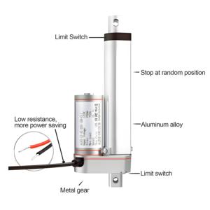 2000n tuyến tính điện Thiết bị truyền động cho máy móc công nghiệp, 12V/24V DC Thiết bị truyền động điện cho thiết bị xây dựng - Product Image 2