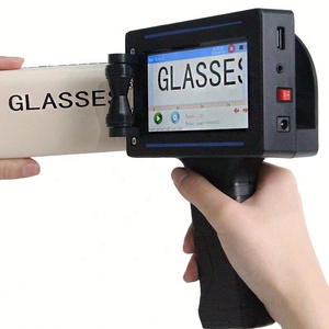 Impresora de inyección de tinta inteligente portátil de 12,7mm, máquina de codificación de patrones de texto de fecha de tinta que no se desvanece, compatible con varios idiomas - Product Image 1