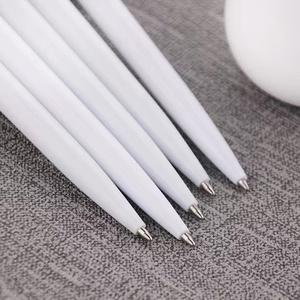 Wholesale Cheap Sublimation White Plastic Ball Point <b>Pen</b> With Printing Custom Logo for Office School - Product Image 2
