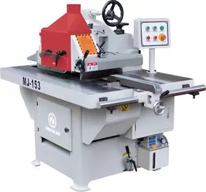 85mm de alta precisión MJ153 Single Blade Rip Saw Machine Espesor Sana Board