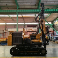Pile driver solaire photovoltaïque TEZHONG |   Moteur à haute efficacité |   Forage par percussion directe (DTH) pour pieutage |   Forage de 50 à 300 mm |   Certifié CE |