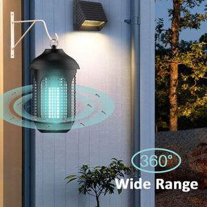 Lampe <span class=keywords><strong>anti</strong></span>-moustiques électrique solide et écologique 7000V, répulsif <span class=keywords><strong>anti</strong></span>-moustiques imperméable pour l'extérieur, <span class=keywords><strong>anti</strong></span>-mouches, lumière 100-150m - Product Image 3